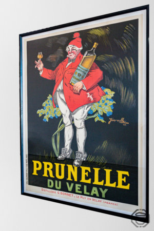 Ancienne affiche publicitaire Prunelle