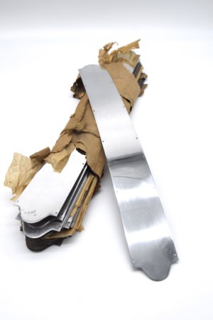 Plaque de propreté alu porte ancienne