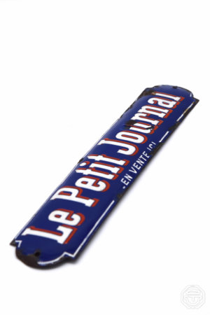 Plaque émaillée "Le Petit Journal"